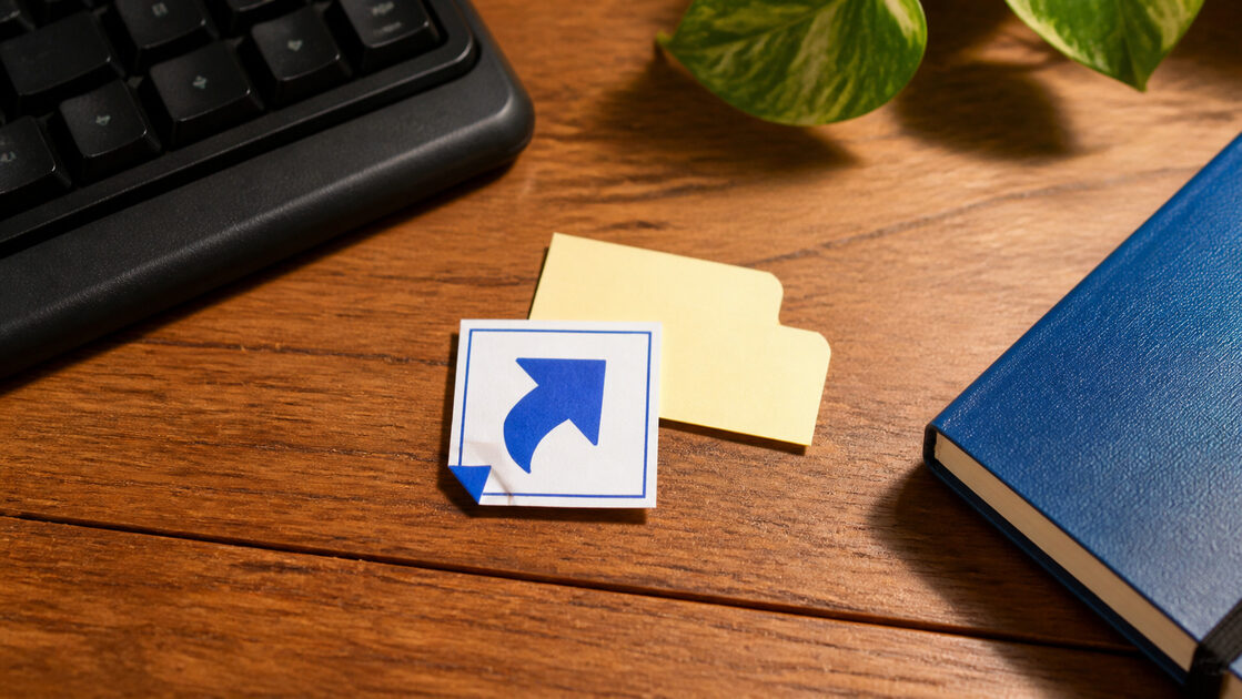 A calm technical workspace illustrating begin with what you can see, with physical objects and no readable software interface